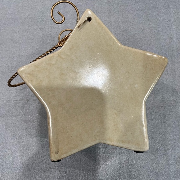 Star-Shaped ceramic Plant pot Holiday Ornament Holder EUC - Picture 6 of 6